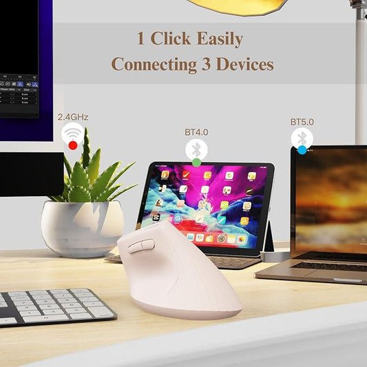 Vertical Mouse Wireless, Rechargeable - Image 2