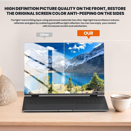 HD Laptop Privacy Screen 14 inch, Upgraded Laptop Privacy Screen - Image 2
