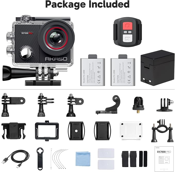 AKASO EK7000 Pro 4K30fps Action Camera - Image 9