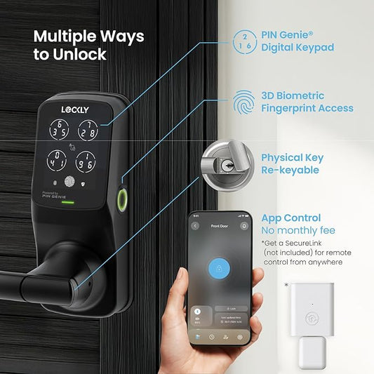 Lockly Secure Plus Bluetooth Smart Door Lock, Keyless Entry - Image 2