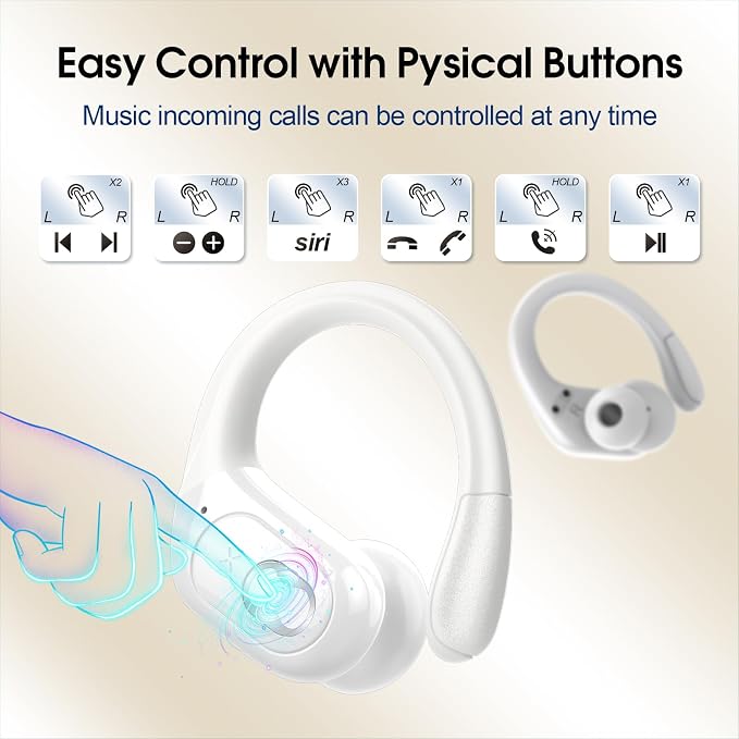 Wireless Earbuds 75hrs Bluetooth 5.4 Headphone Sport, 2025 Bluetooth Earbuds - Image 7