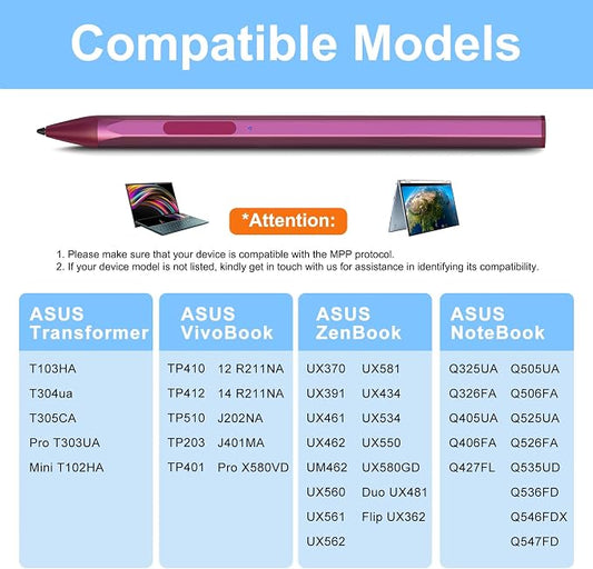 Stylus Pen for ASUS Transformer/ASUS Zenbook/ASUS Vivobook Flip/ASUS Notebook - Image 2