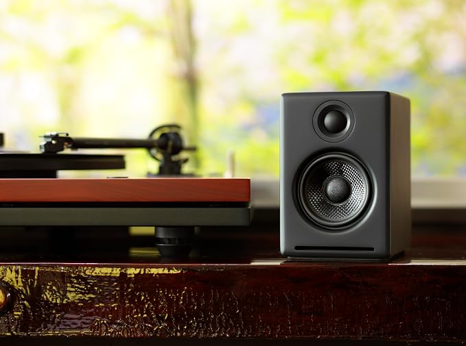 Audioengine A2+ Desktop 24 Bit Wireless Bluetooth Desktop Speakers - 60W - Image 12
