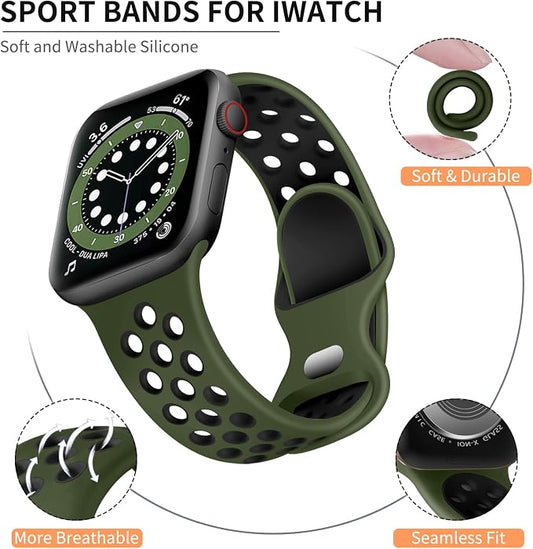 Lerobo Compatible with Apple Watch Band 44mm SE 3 2nd Series 11 10 46mm 9 8 - Image 2