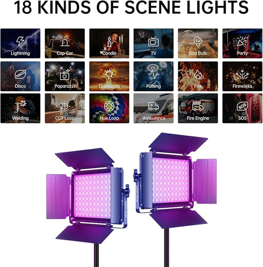 GVM RGB LED Video Light, Photography Lighting - Image 2