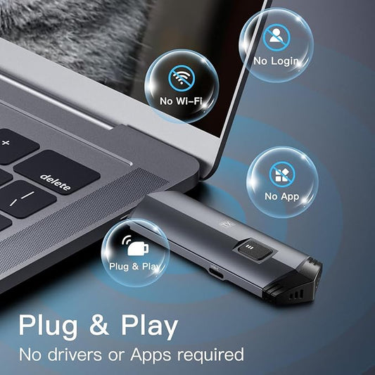 2025 Upgraded Wireless HDMI Transmitter and Receiver 4K, Portable Wireless HDMI - Image 2
