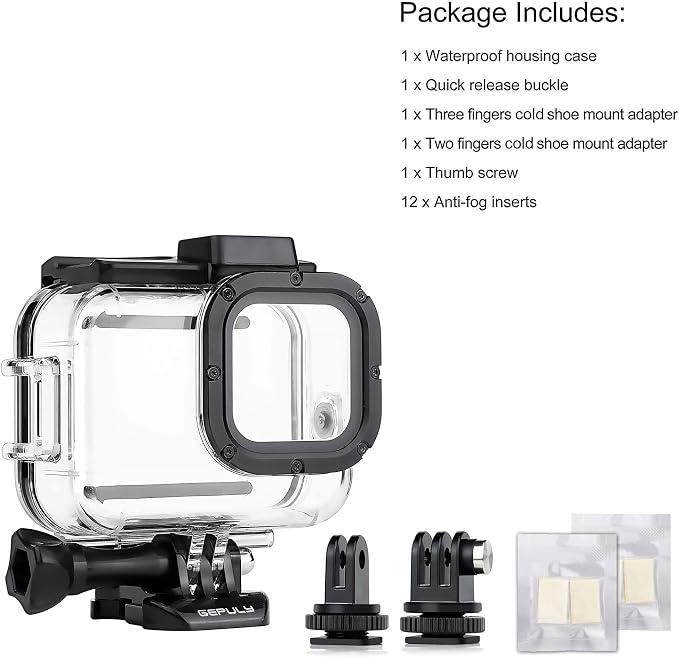 Waterproof Housing Case for GoPro Hero 8 Black - 60M Protective Underwater - Image 7