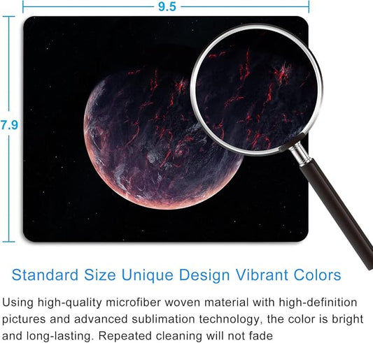 Sci-fi Galaxy Planet Mouse Pad Personalized Design Laptop Computer Non-Slip - Image 2