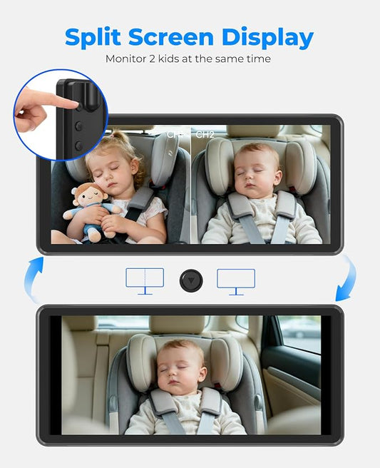 LUCKVIEW BM5PRO 7.2" 1080P HD Baby Car Camera - Image 2