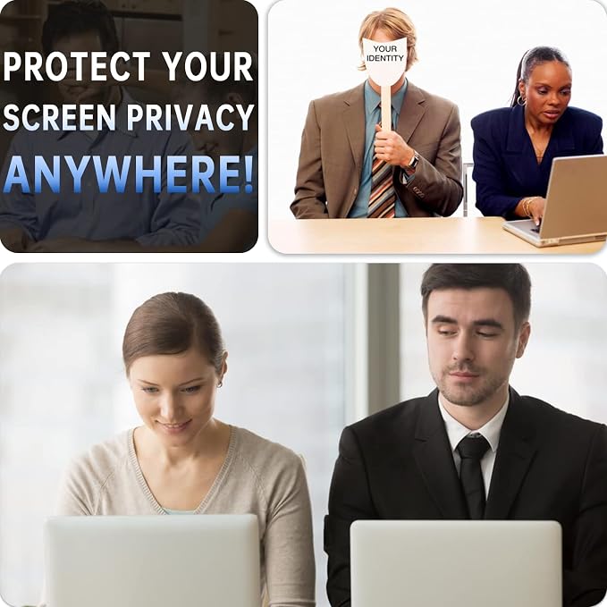 Magnetic Privacy Screen for Macbook 12 Inch, Removable Anti Blue Light Glare - Image 7