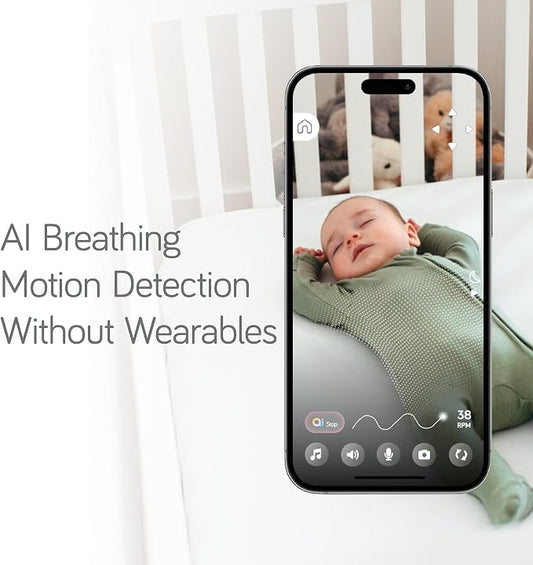 NANOBÉBÉ Smart Baby Monitor – Non-Wearable AI Breathing Monitor Motion - Image 2