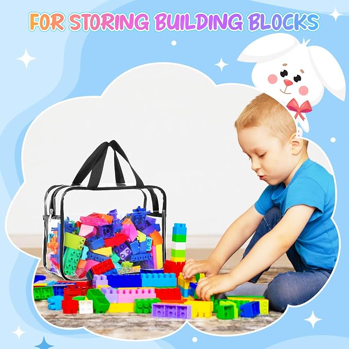 8 Packs Large Toy Storage Bags - Image 7