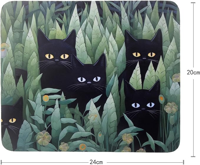 Mouse Pad, Gaming Mouse Pad, Non-Slip Rubber Base Mouse Mat - Image 5