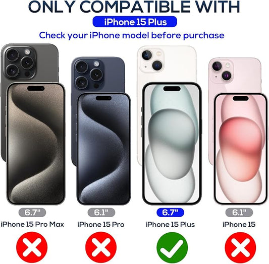 Screen Protector for iPhone 15 Plus, HD Clear, 9H Hardness, No Bubbles - Image 2