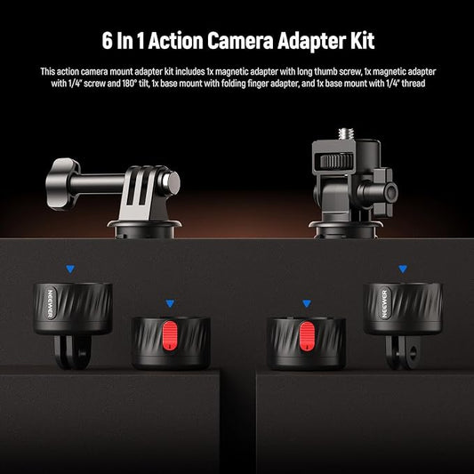 NEEWER GP-24 Action Camera Mount Accessories Kit - Image 2