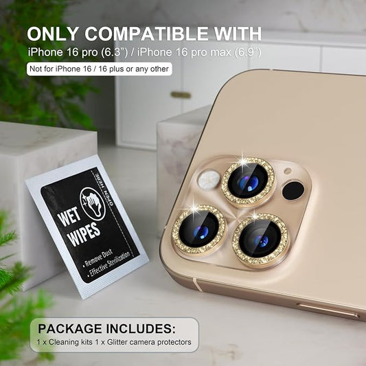 Choiche Compatible for iPhone 16 Pro/iPhone 16 Pro Max Camera Lens Protector - Image 2