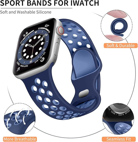 Lerobo Compatible with Apple Watch Band 44mm SE 3 2 Series 11 10 46mm Series 9 - Image 2