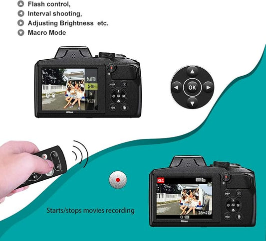 AODELAN Camera Wireless Shutter Release Remote Control - Image 2