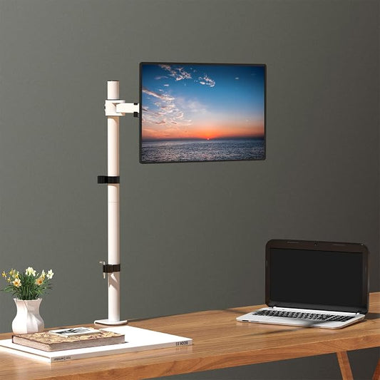 WALI Tall Monitor Stand Desk Mount, Single Extra Tall Monitor Arm Bracket - Image 2
