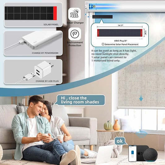 SmartWings Light Filtering Motorized Roller Shades Work - Image 2