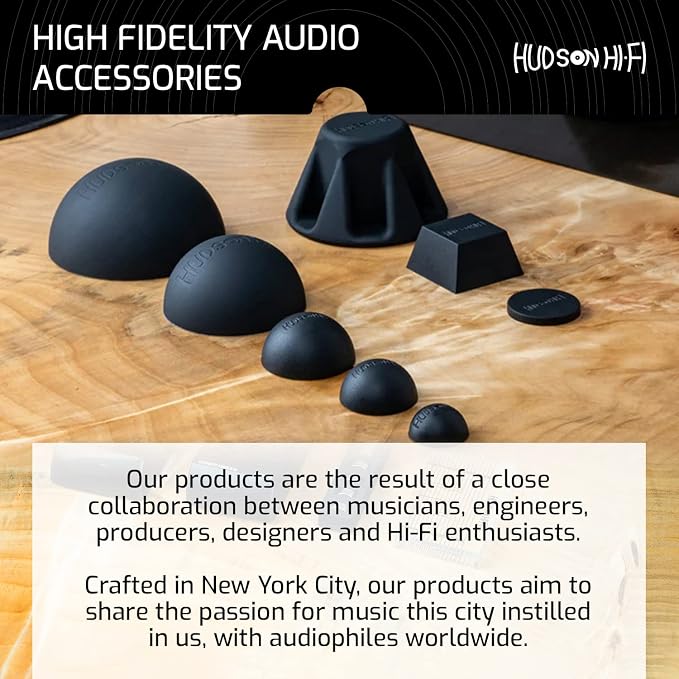 .75" Platinum Silicone Speaker Isolation Pads - Image 8