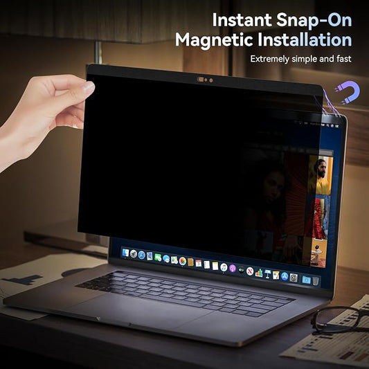 Privacy Screen MacBook Pro 13 Inch/MacBook Air 13 in, Magnetic Removable Anti - Image 2