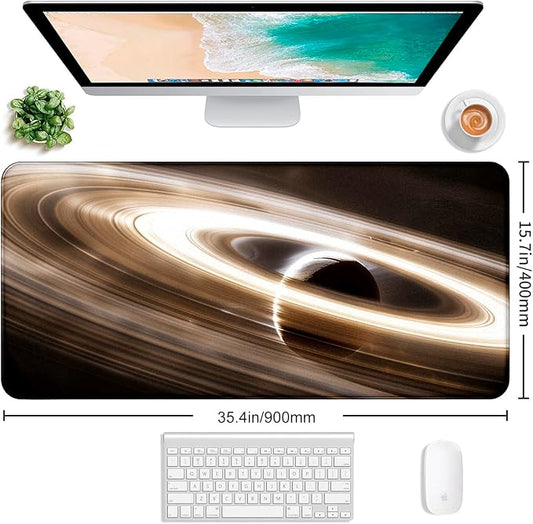 Extra Large Space Earth Table Mat, Dirt Resistant Creative Milky Way Table Mat - Image 2