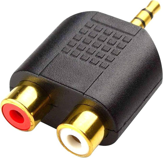 ANDTOBO 3.5 mm TRS to Dual RCA F, 3.5mm Stereo Male to Dual RCA Female Audio - Image 2