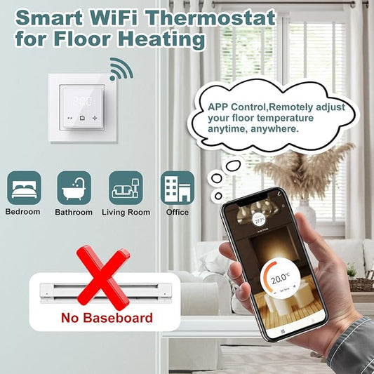 HEATIT Programmable Thermostat, WiFi Smart Thermostat - Image 2