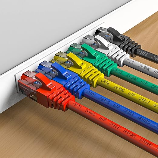 Cat6 Patch Cables 3 Feet, Cat 6 Ethernet Cable, 24AWG CCA Cord, UTP Network - Image 2