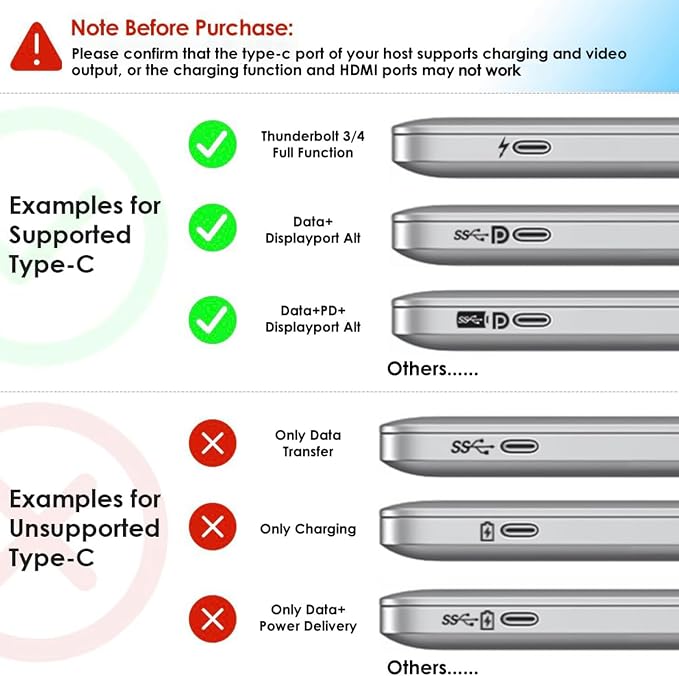 WAVLINK USB C Docking Station Dual Monitor Triple Display USB Type C to Dual - Image 9