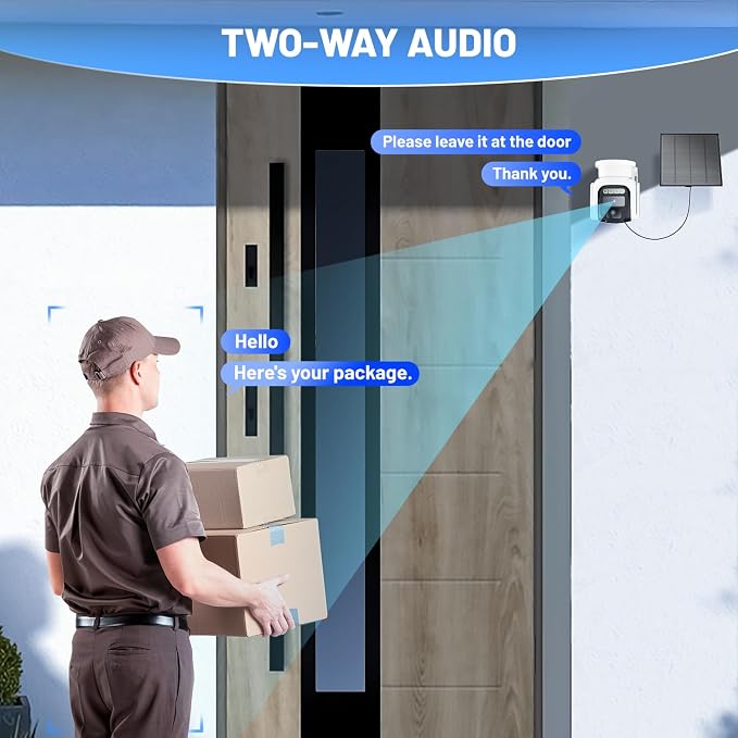 4G LTE Cellular Security Camera, No WiFi Solar Powered Wireless Camera Outdoor - Image 9