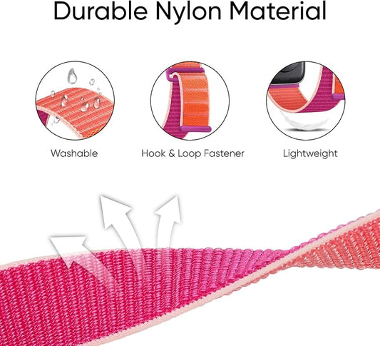6 Pack Sport Nylon Loop Band Compatible - Image 2