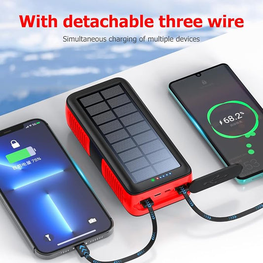 Solar Charger Power Bank 63200mAh, Portable Charger - Image 2