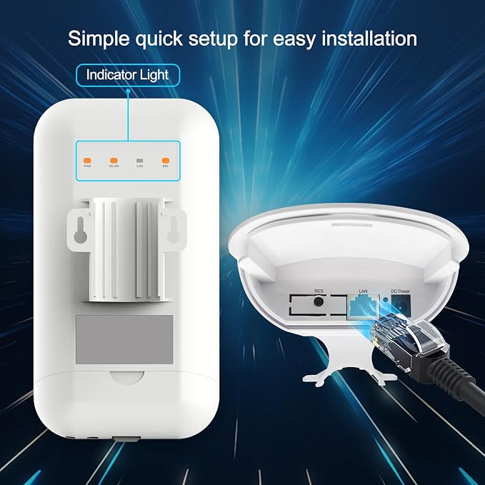 TODAAIR 2025 Outdoor WiFi Extender,IP65 Weatherproof,WiFi Booster and Signal - Image 6