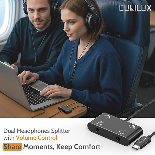 Cubilux USB C Headphone Splitter - Image 2