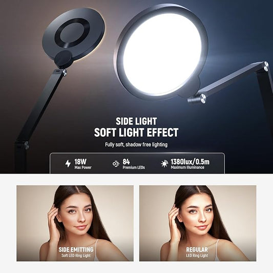NEEWER Basics 18W 7" Desk Ring Light - Image 2