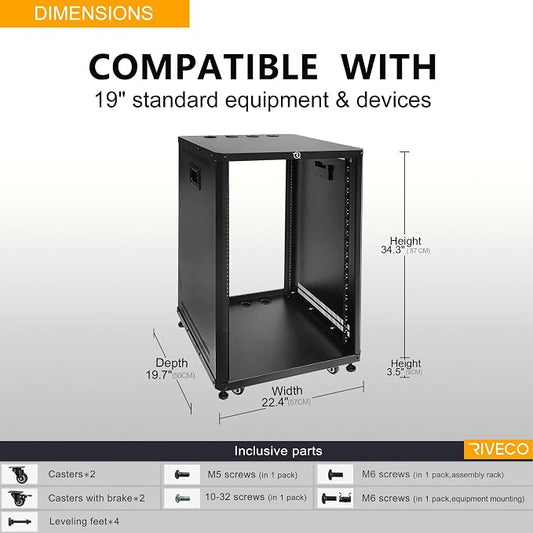 RIVECO POMU 18U Stereo & Server Rack - Image 2