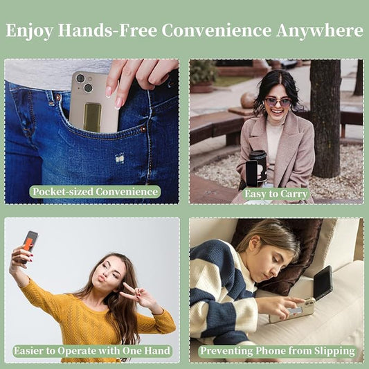 4Pcs Adhesive Phone Strap Grip Finger Holder - Image 2