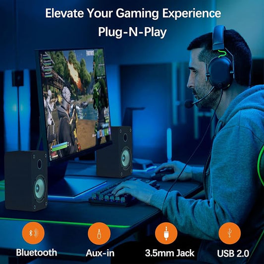 LONPOO Blueooth Computer Speakers - Image 2