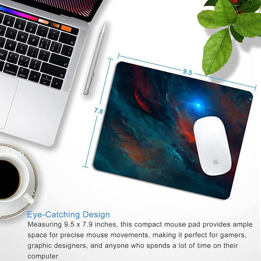Galaxy Mouse Pad Personalized Design, Non-Slip Surface, Rubber Base, Small - Image 2