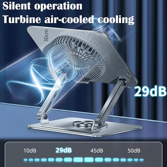 Laptop Cooling Pad 360° Rotating Laptop Stand - Image 2
