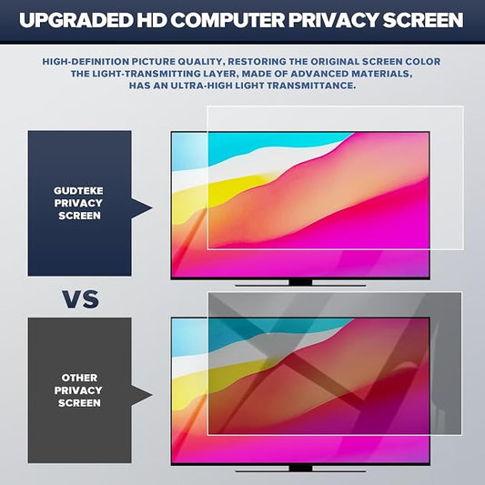 HD Computer Privacy Screen 24 inch, Upgraded Computer Privacy Screen - Image 2