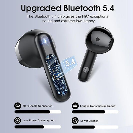 Wireless Earbuds, 2025 Bluetooth 5.4 Headphones - Image 2