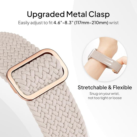 4 Pack Braided Stretchy Bands Compatible - Image 2