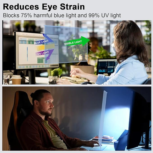 27-28 Inch Blue Light Filter for Computer Monitor, Computer Screen Blue Light - Image 2