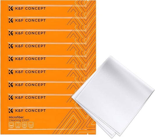 K&F CONCEPT 10 Pack Microfiber Cleaning Cloths,Washable Reusable 6x6in Vacuum - Image 2