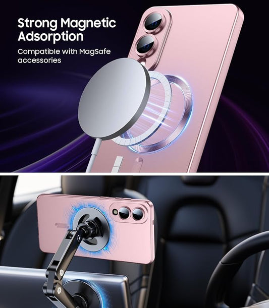 Magnetic for Samsung Galaxy S25 Edge Case Slim Soft Silicone Bumper Shockproof - Image 2