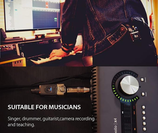 Xvive U4 Wireless in-Ear Monitor System Receiver Personal IEM - Image 2