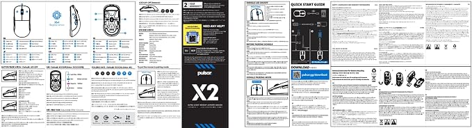 Pulsar Gaming Gears X2 v3 Wireless Gaming Mouse, Ultra Lightweight, Optical - Image 14